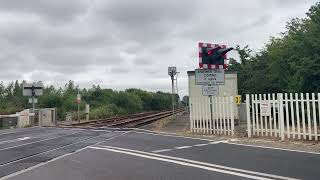 Bramfield Level Crossing Suffolk Saturday 03082024 [upl. by Aroon176]