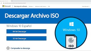 Descargar Windows 10 ISO 2023  32 O 64 bits Home y PRO ORIGINAL desde Microsoft 💻⚡ USB [upl. by Laurianne]