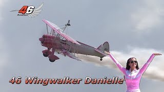 46Aviation Wingwalker Danielle Full HD [upl. by Aihsetal484]