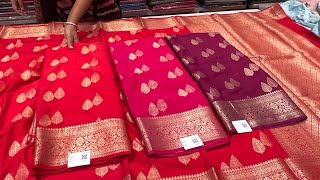 Bangalore Wholesale Deepavali New Design Saree Collection World Wide Single Courier Available [upl. by Ffilc731]