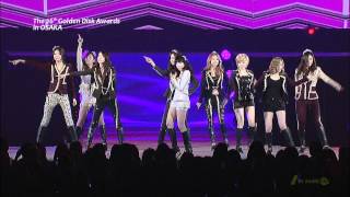 SNSD  MrTaxi 26th Golden Disk Awards 26022012 [upl. by Magdau155]