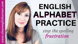 How to Say English Letters American English Alphabet Pronunciation [upl. by Aleydis873]