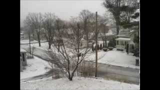 Time Lapse de la tempête de neige du 8 au 9 Février 2013 aux USA [upl. by Isidor]