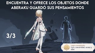 ENCUENTRA Y OFRECE LOS OBJETOS DONDE ABERAKU GUARDÓ SUS PENSAMIENTOS  GENSHIN IMPACT [upl. by Conlin395]