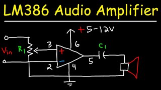 LM386 Audio Amplifier Circuit With Bass Boost and Volume Control [upl. by Aicila]