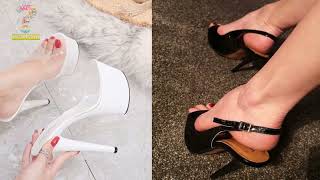 Phenomenal Design Ideas of High Heel Pumps Footwear With different Colors [upl. by Eilsew]