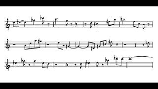 Wayne Shorter  Orbits solo transcription [upl. by Annia899]