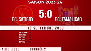 FC Satigny 2  FC Famalicao de Genève 2 10092023 [upl. by Addia]