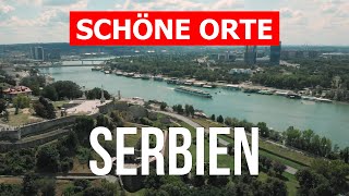 Serbien Reise  Städte Natur Sehenswürdigkeiten Landschaften  4k Video  Serbien Von Oben [upl. by Llewop]