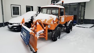 Unimog 421 Winterdienst  Frühjahr 2021 [upl. by Fridlund]