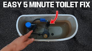 How To Fix a Slow Filling Toilet in 2 Simple Steps [upl. by Treiber]