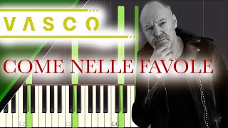 Vasco Rossi  Come Nelle Favole TUTORIAL SYNTHESIA [upl. by Nyer126]