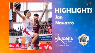 JAN NAVARRO faro de Bàsquet Girona en la repesca  Minicopa Endesa Tarragona 2023 [upl. by Aurilia]