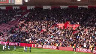 🎶Spirit Of The Blues🎶 I 3000 Everton Fans At Southampton 12 Everton [upl. by Edroi158]