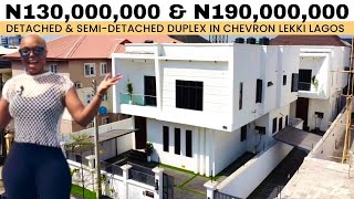 Come see this Affordable luxury 5 and 4 bedroom duplex in chevron lekki Lagos Nigeria [upl. by Bailie]