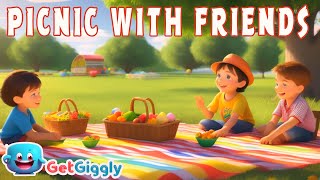 Picnic with Friends Picnic song for Kids GetGiggly Nursery Rhymes and Kids Songs [upl. by Alleciram]