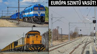 Így épült a SZEGED  SZABADKA vasútvonal 1 ÉVES KONTRASZT [upl. by Aniraad397]