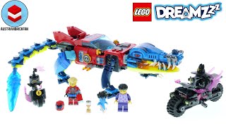 LEGO DREAMZzz 71458 Crocodile Car Speed Build Review [upl. by Weeks807]