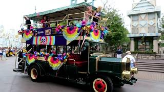 Disney Channel Go Fan Fest Cavalcade Disneyland [upl. by Trebron]