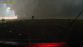 Escaping the largest EF5 tornado in history  El Reno OK  full dashcam sequence [upl. by Everest]