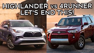 Toyota Highlander vs Toyota 4Runner Which is Better on Everyman Driver [upl. by Sida]