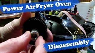 Power AirFryer Oven  Taking it apart and looking at the inside [upl. by Eirahcaz163]