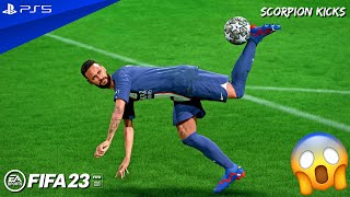 FIFA 23  TOP 20 SCORPION KICK GOALS 16  PS5™ 4K60 [upl. by Ariaic]