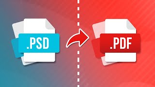 How to Save as PDF in Photoshop [upl. by Ydnam]