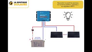 Guide de montage  Montage dun KIT solaire 2 Panneaux solaires  MPPT Camping Car Camion Fourgon [upl. by Ahsital29]