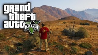 GTA 5  Unmarked Grave Easter Egg Explained  quotSECRETquot Burial Site In The Mountains GTA V [upl. by Dulce]