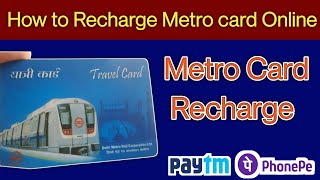 Metro card Recharge  How to recharge metro card online 🔥🔥 [upl. by Yasnyl]