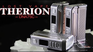 NEW THERION DNA75C by LOST VAPE and POWERED by Evolv TEMP CONTROL MOD REVIEW [upl. by Anahsar]