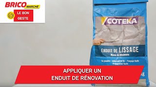 Comment appliquer un enduit de rénovation  Bricomarché [upl. by Etnemelc162]