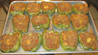 How to make New Orleans Stuffed Bell Peppers [upl. by Nailliw]