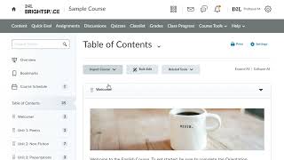 Copy Existing Content into a Course  Instructor [upl. by Leynad385]