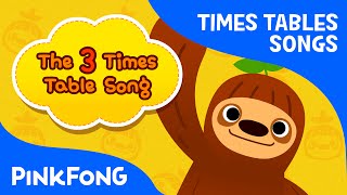 The 3 Times Table Song  Count by 3s  Times Tables Songs  PINKFONG Songs for Children [upl. by Midis]