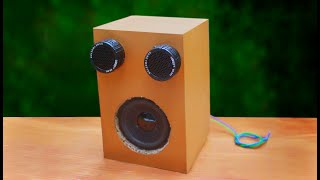 How to make tweeter speaker box at home using cardboard  tweeter speaker box  speaker box [upl. by Araeic]