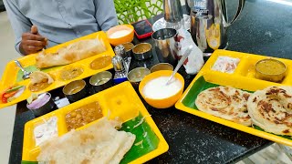 Day 5 Today we try a newly opened restaurant that serves Puri sabji Paratha etc in Chennai travel [upl. by Anairda]