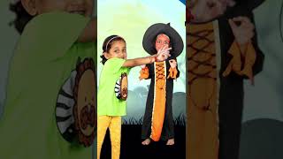 Tickle Girl Halloween  Kids songs amp Nursery rhymes  Kuku and Cucudu shorts [upl. by Axel877]