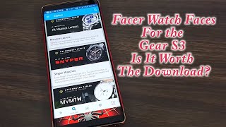 Facer Watch Faces For The Galaxy Watch 3 Gear S2S3 Is It Worth The Download [upl. by Read]