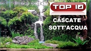 Top 10 bellissime cascate in acquario Waterfall Underwater [upl. by Etnahsa]