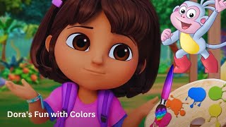 Doras Fun with Colors With Boots  Dora amp Friends Dora the explorer [upl. by Enal]