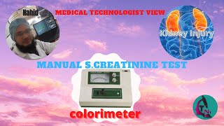 screatinine test bangla procedure in colorimeter [upl. by Erbe488]