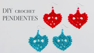 ARETES PENDIENTES A CROCHET FÁCIL Y RÁPIDO [upl. by Akapol73]