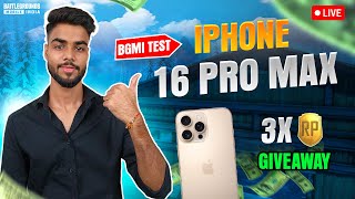 iPhone 16 Pro Max Live Bgmi amp Pubg Test  Road To 500K [upl. by Bekaj]