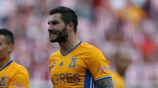 Gignac Scoring the most Outrageous Goals in Mexico [upl. by Adnolohs]