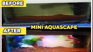 BIKIN AQUASCAPE MINI DENGAN MUDAH [upl. by Neeuq]