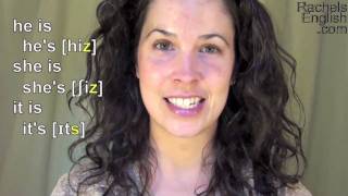 How to Pronounce Contractions American English Pronunciation [upl. by Uzial]