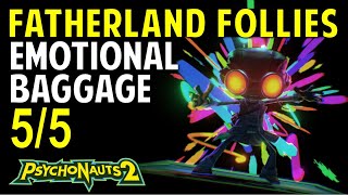 Fatherland Follies All Emotional Baggage amp Tags Locations  Psychonauts 2 Collectibles Guide [upl. by Lissner270]