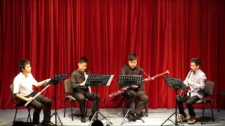 Woodwind Quartet No 4 by Hong Kong Woodwinds [upl. by Aeynod495]